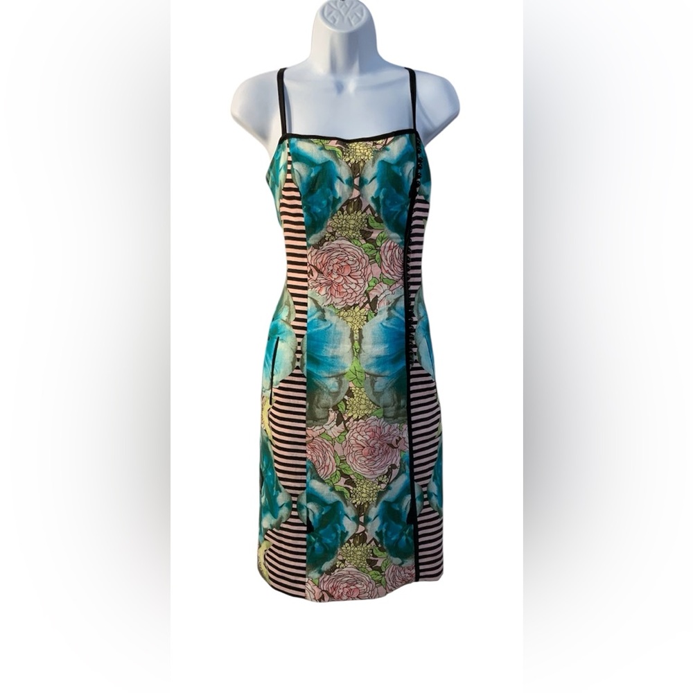 Tracy Reese Linen Midi Dress
